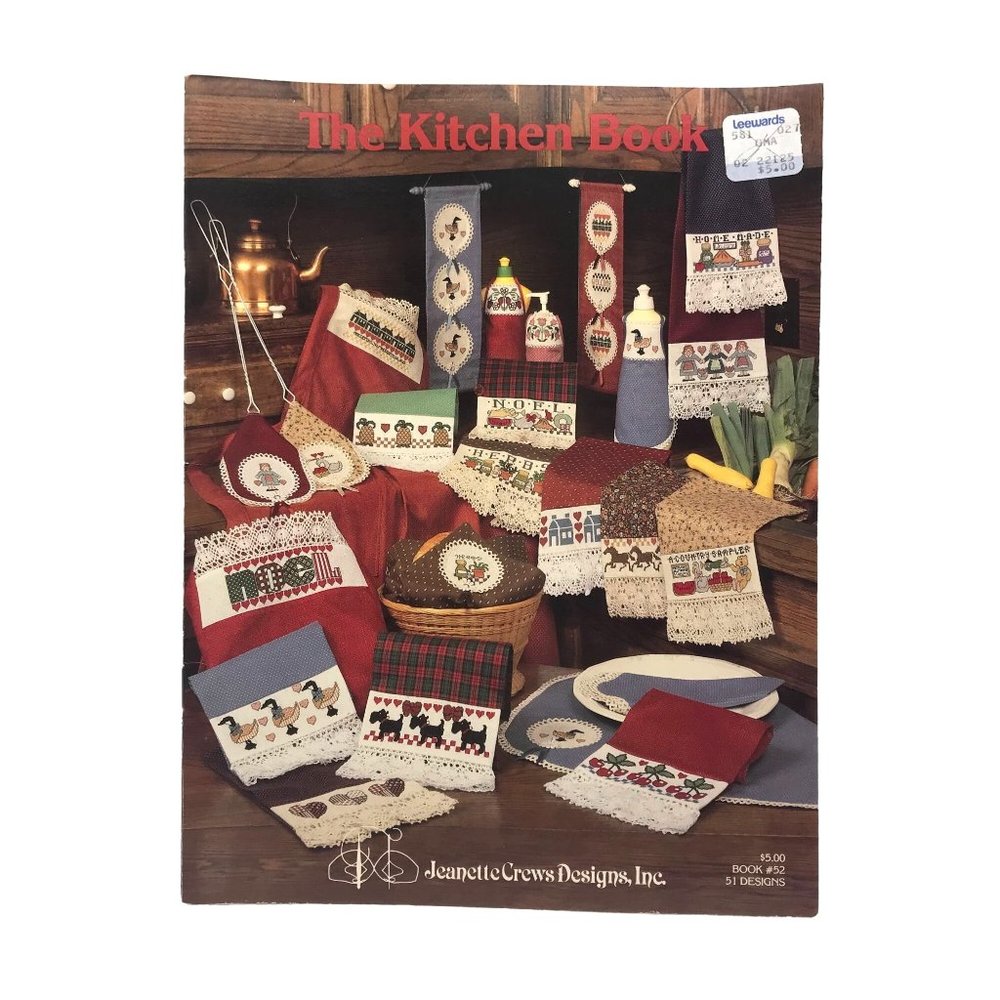Vintage Cross Stitch Patterns, Kitchen Book 52, Jeanette Crews Designs